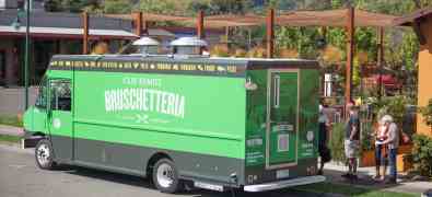 Clif Family Winery, Napa Valley-exterior view of food truck.