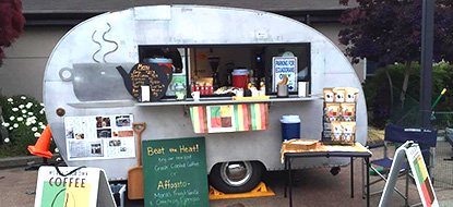 F Stop Cafe Coffee Trailer by Northwest Mobile Kitchens, coffee vans, coffee trucks